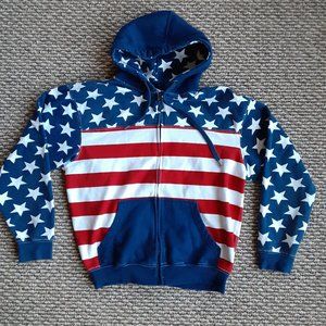 U.S. Vintage American Flag jacket unisex medium